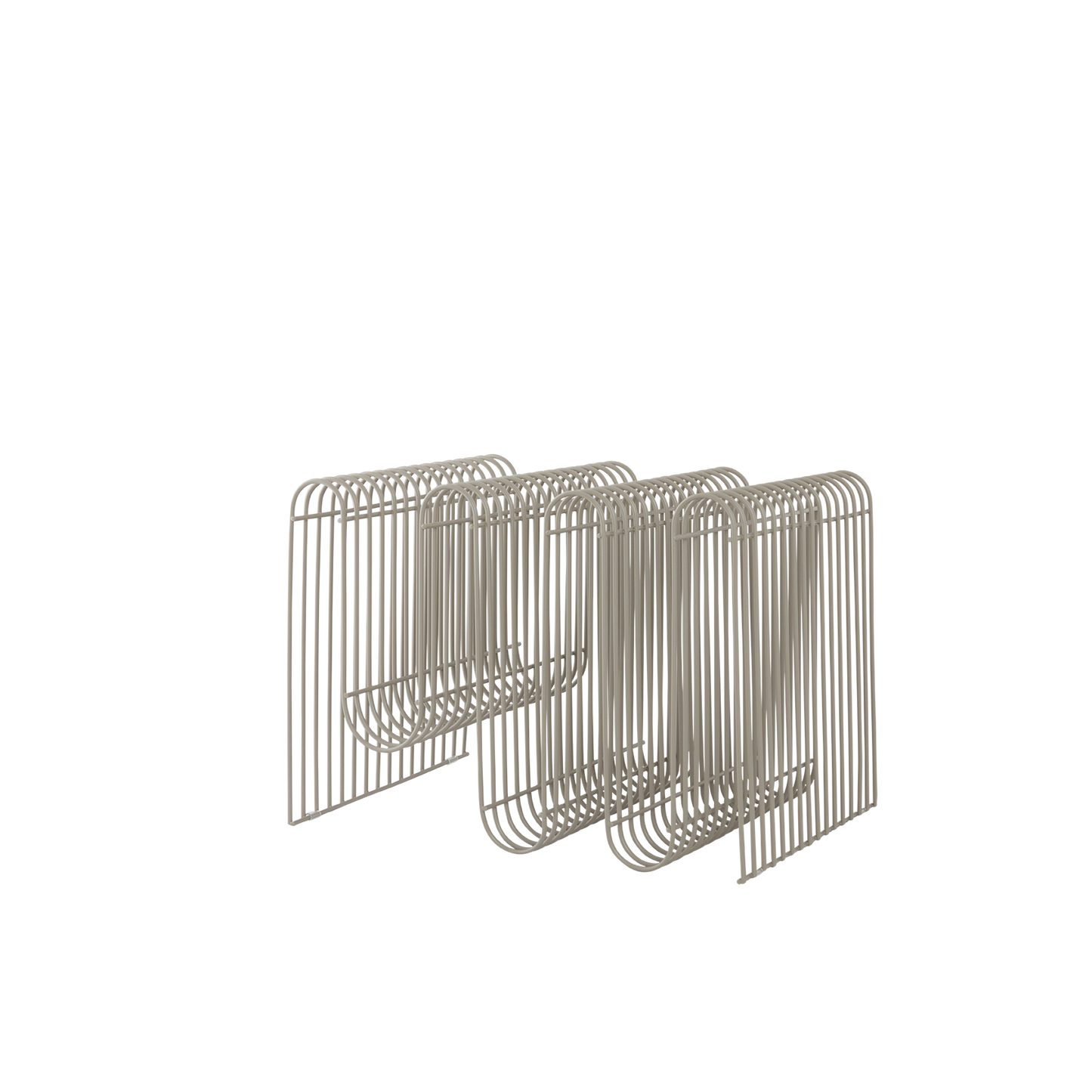 CURVA Magazine Holder by AYTM #Taupe