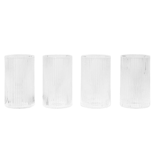 Ripple Verrines glasses by ferm LIVING #4 pcs, clear #