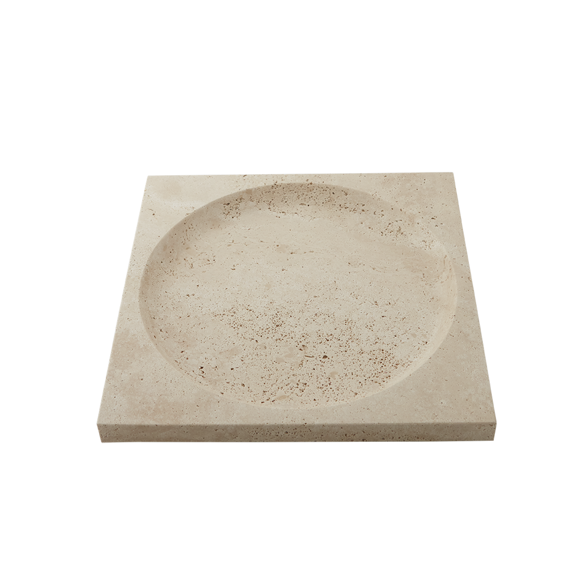 REGINA Dish 30 cm by AYTM #Travertine