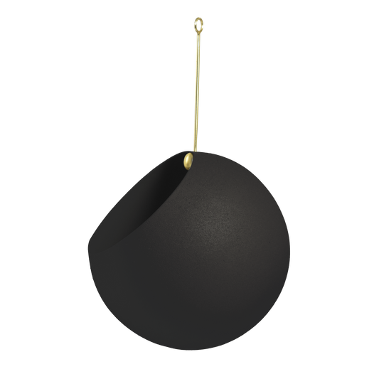 GLOBE Hanging Flowerpot 28 cm by AYTM #Black