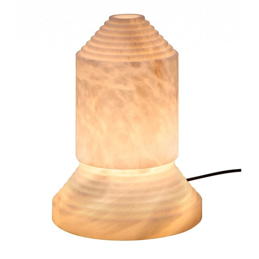 BABEL - LED alabaster table lamp with Dimmer