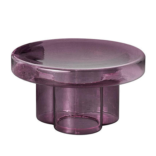 Soda - Round Blown Glass Coffee Table by Miniforms #Amethyst