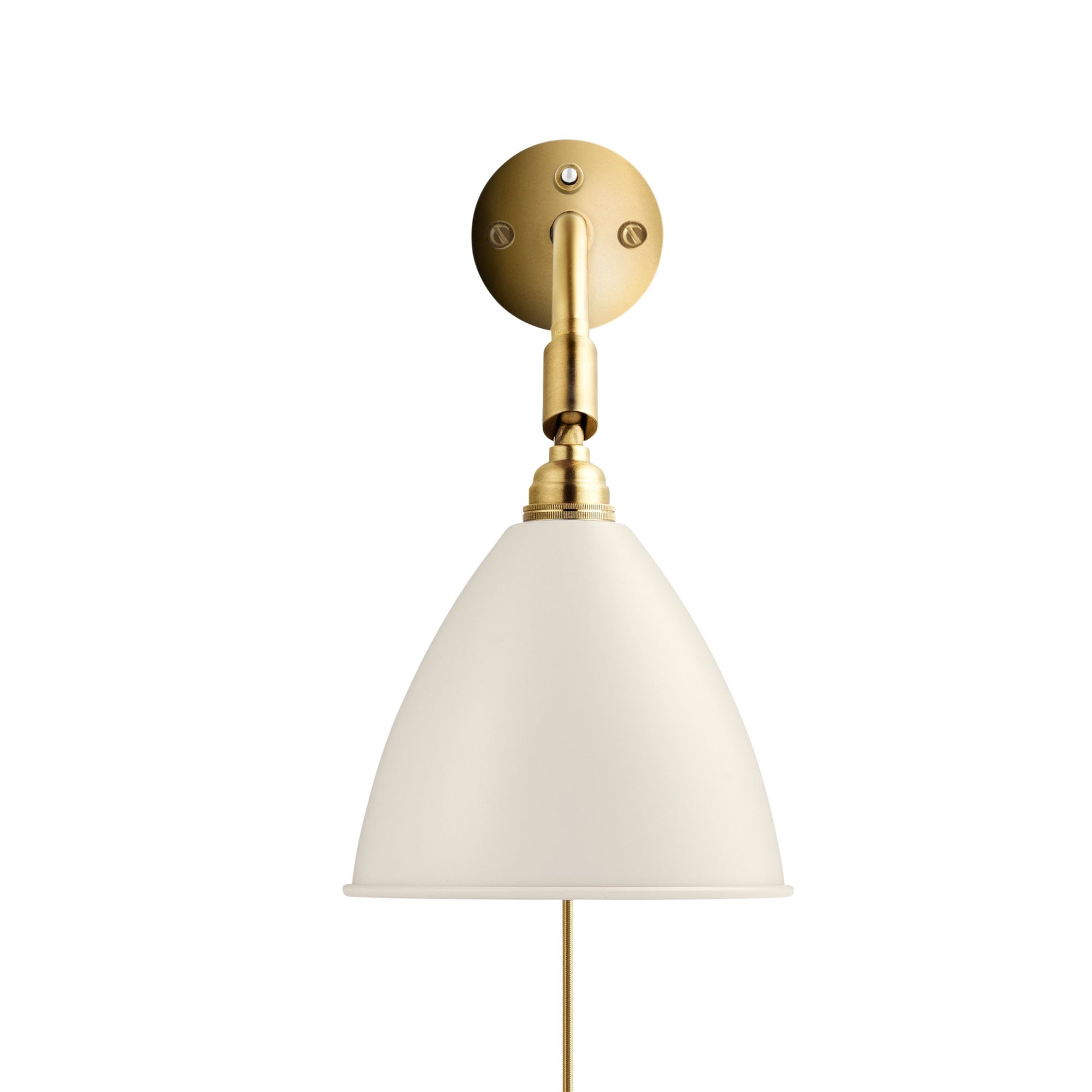 Bestlite BL7 Wall Light by GUBI #Brass / Matte white