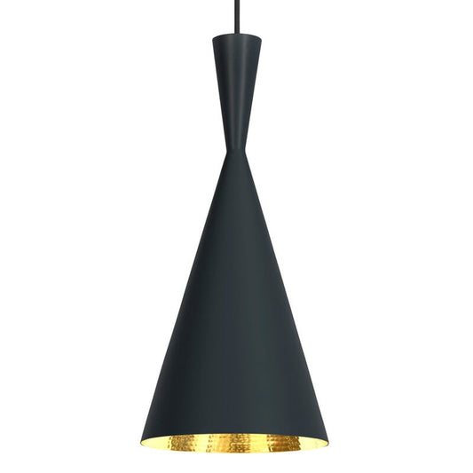 Beat Tall LED pendant by Tom Dixon #black #