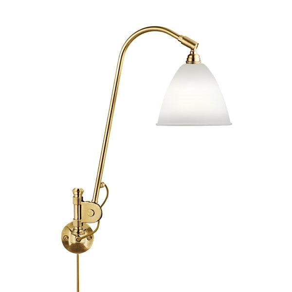 Bestlite BL6 Wall Light by GUBI #Brass / Porcelain