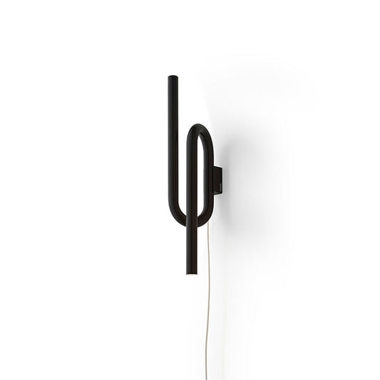 Tobia Wall Lamp by Foscarini #Black M. Cord