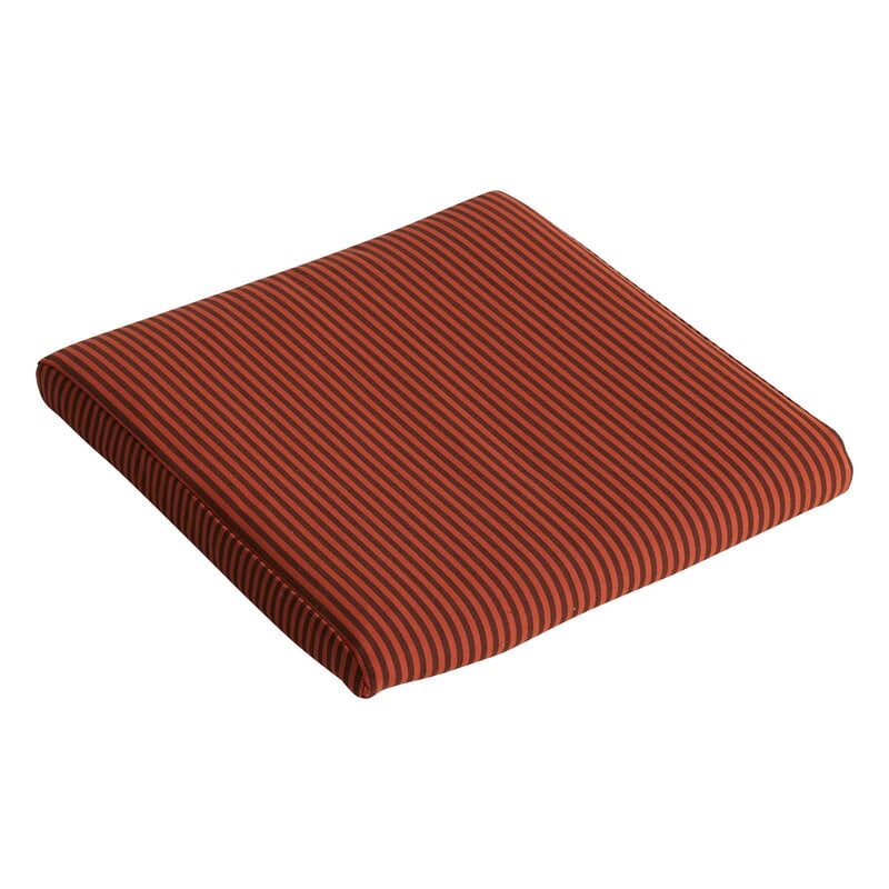 Type seat cushion for chair by HAY #orange brown stripe #