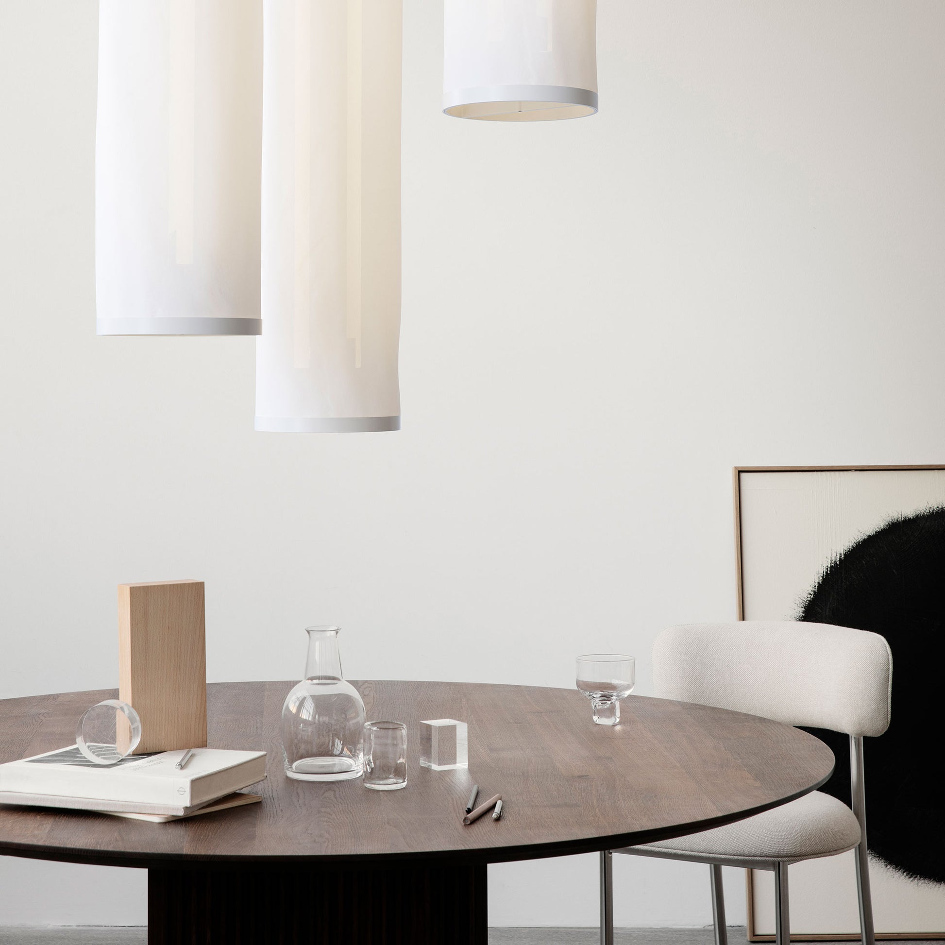 Suspension Lamp Isol 30/76 by Astep #Cream