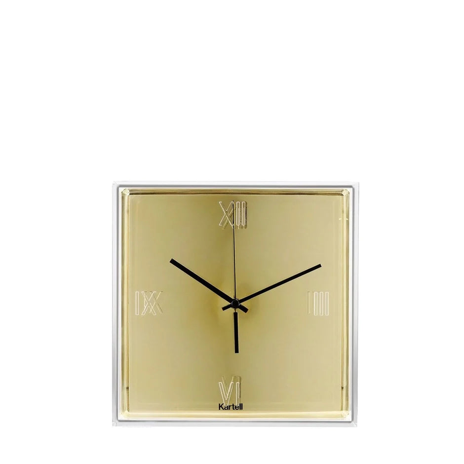 [해외재고] TIC&TAC METAL Wall Clock - Gold