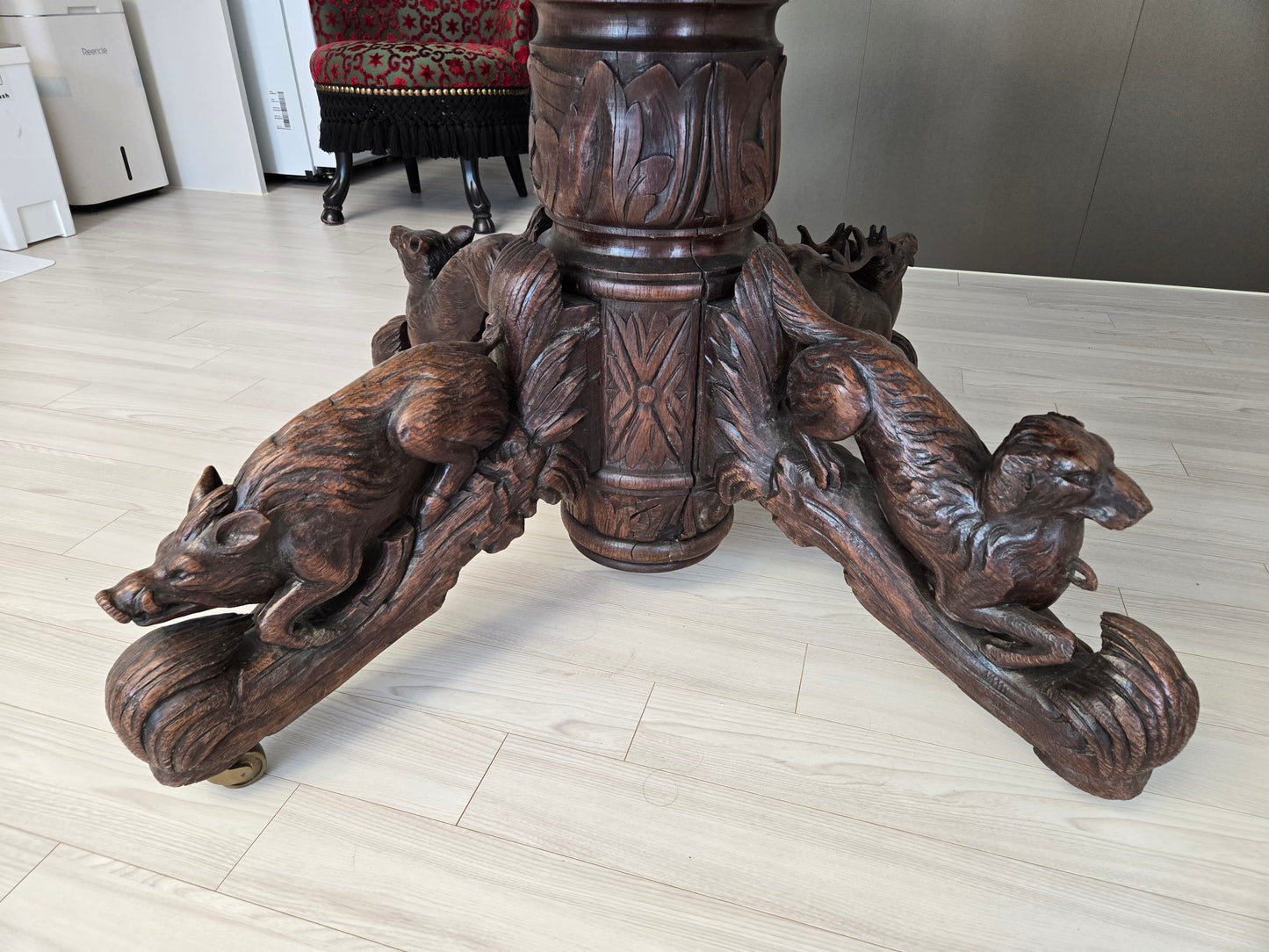 [국내재고] (빈티지) French Oak Hunt Table