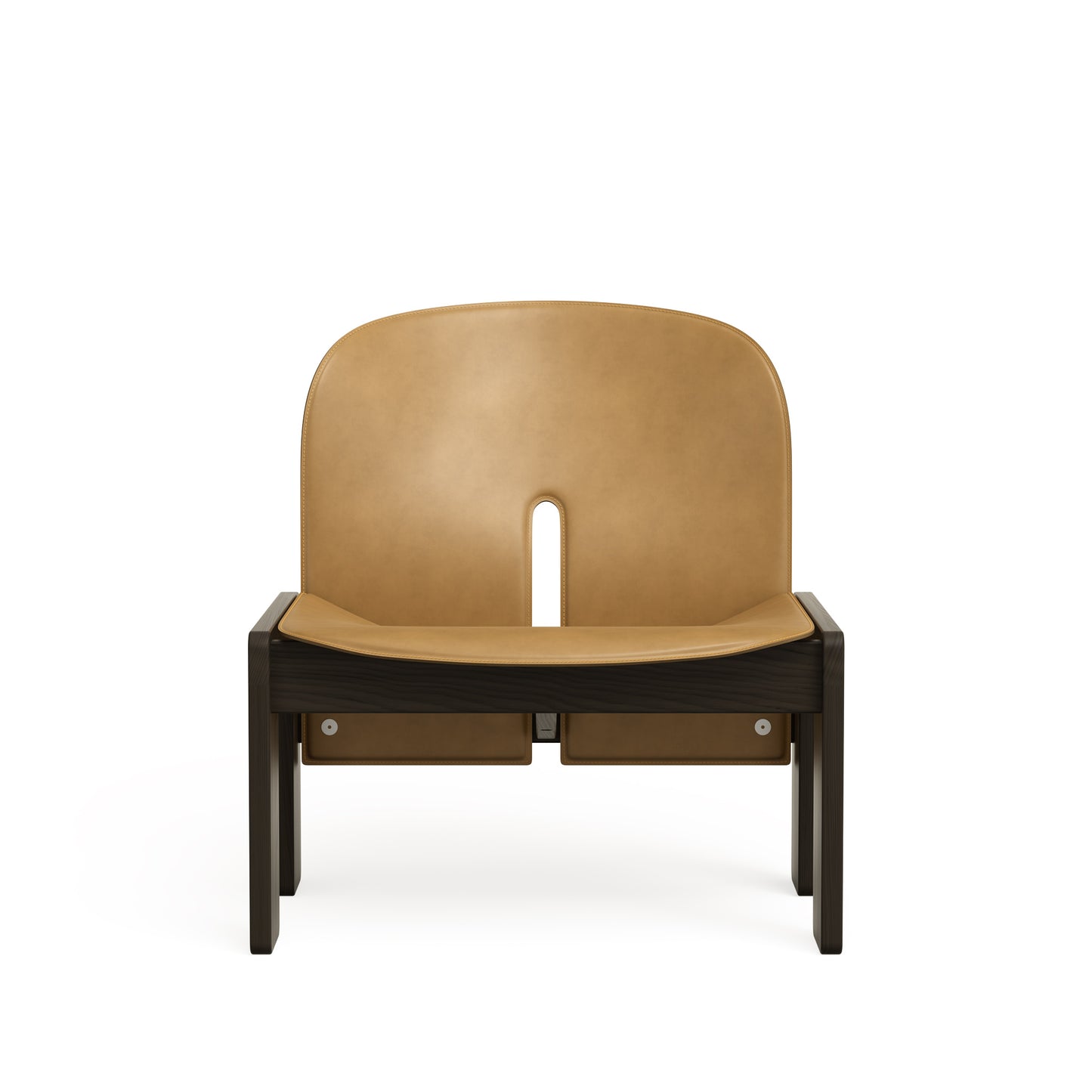 Scarpa 925 - Leather Easy Chair by Karakter #Saddle Leather | Naturale (C16)/Ash | Mocca stained