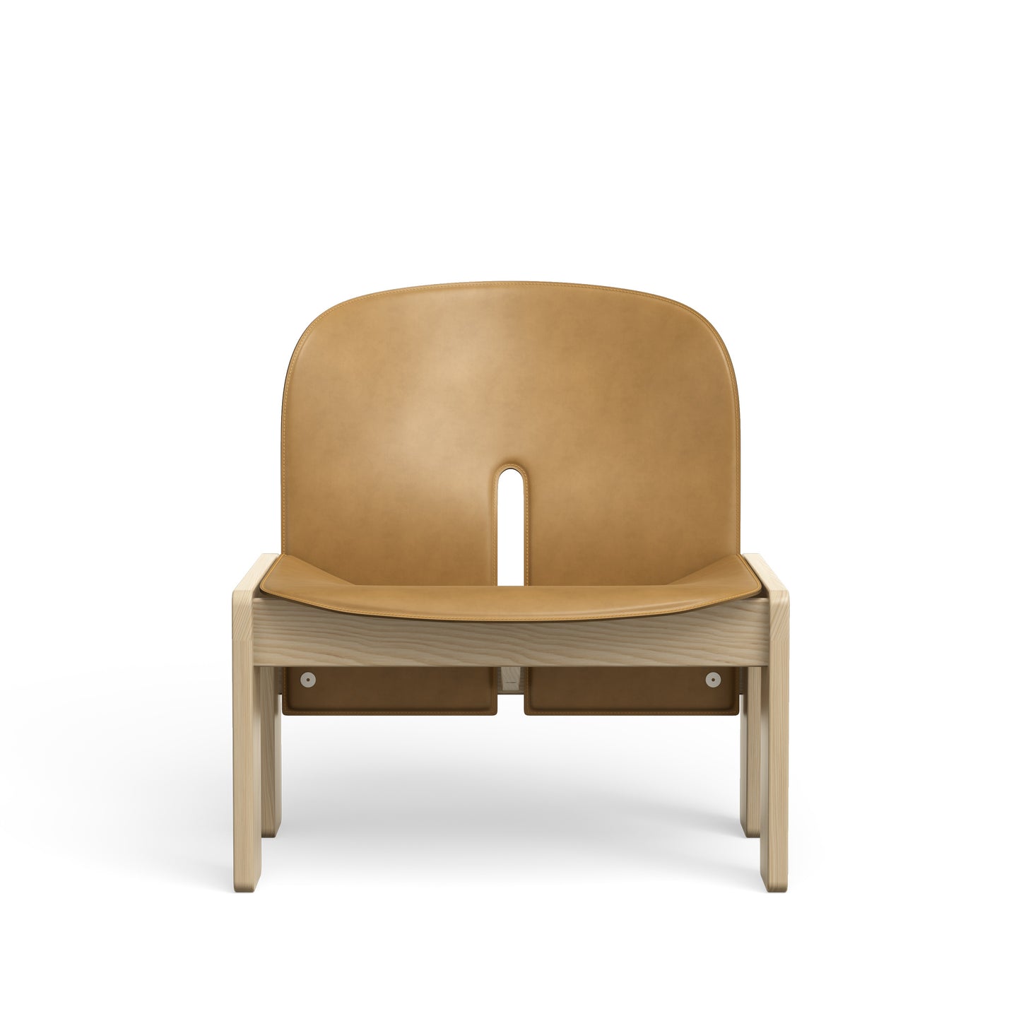 Scarpa 925 - Leather Easy Chair by Karakter #Saddle Leather | Naturale (C16)/Ash | Natural