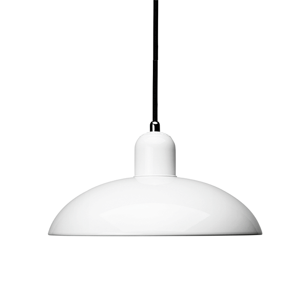 Kaiser Idell 6631 Pendant Lamp by Fritz Hansen #Aluminum M. Red Shade