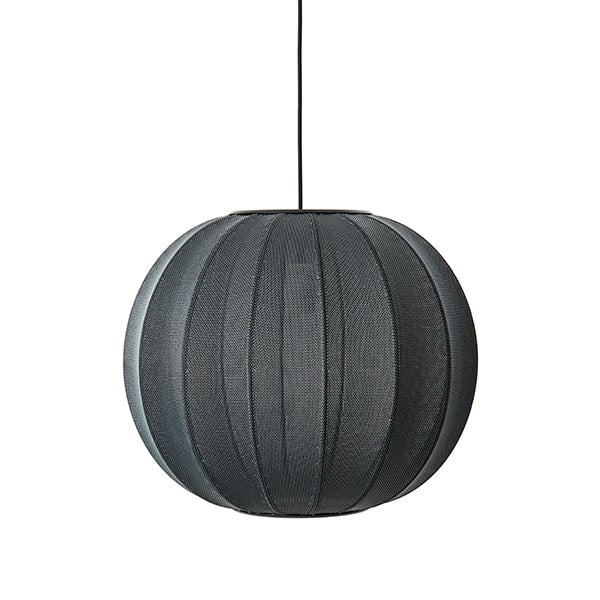 Knit-Wit Round Pendant Lamp Ø45 by Made By Hand #Black