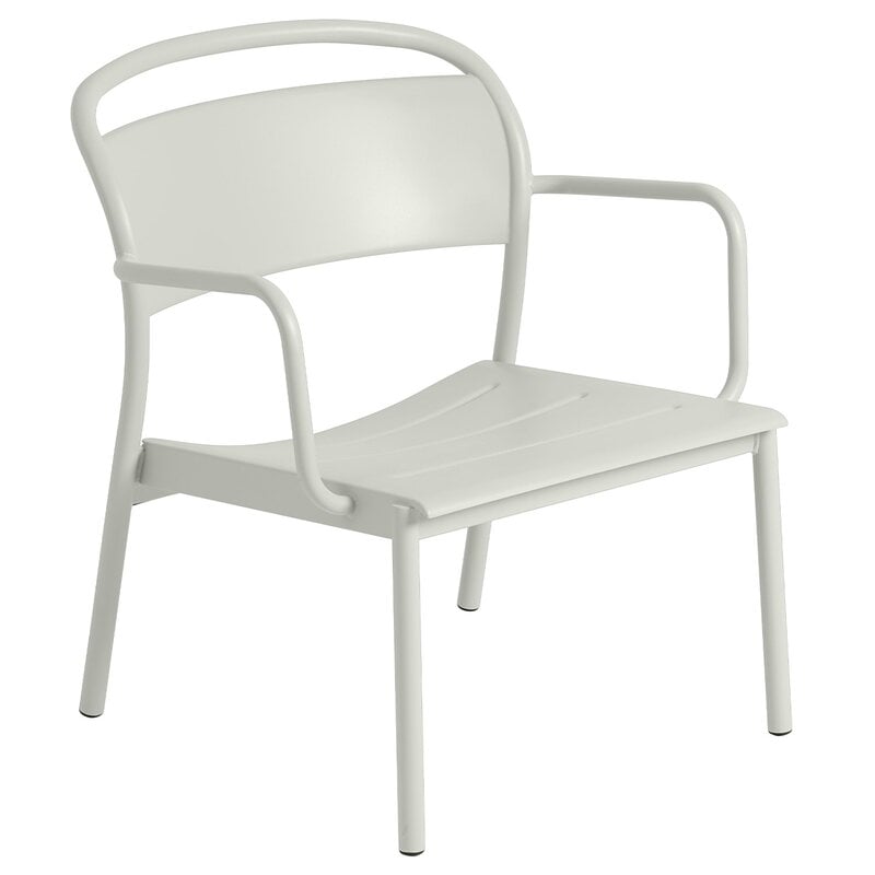 Linear Steel lounge armchair by Muuto #grey #