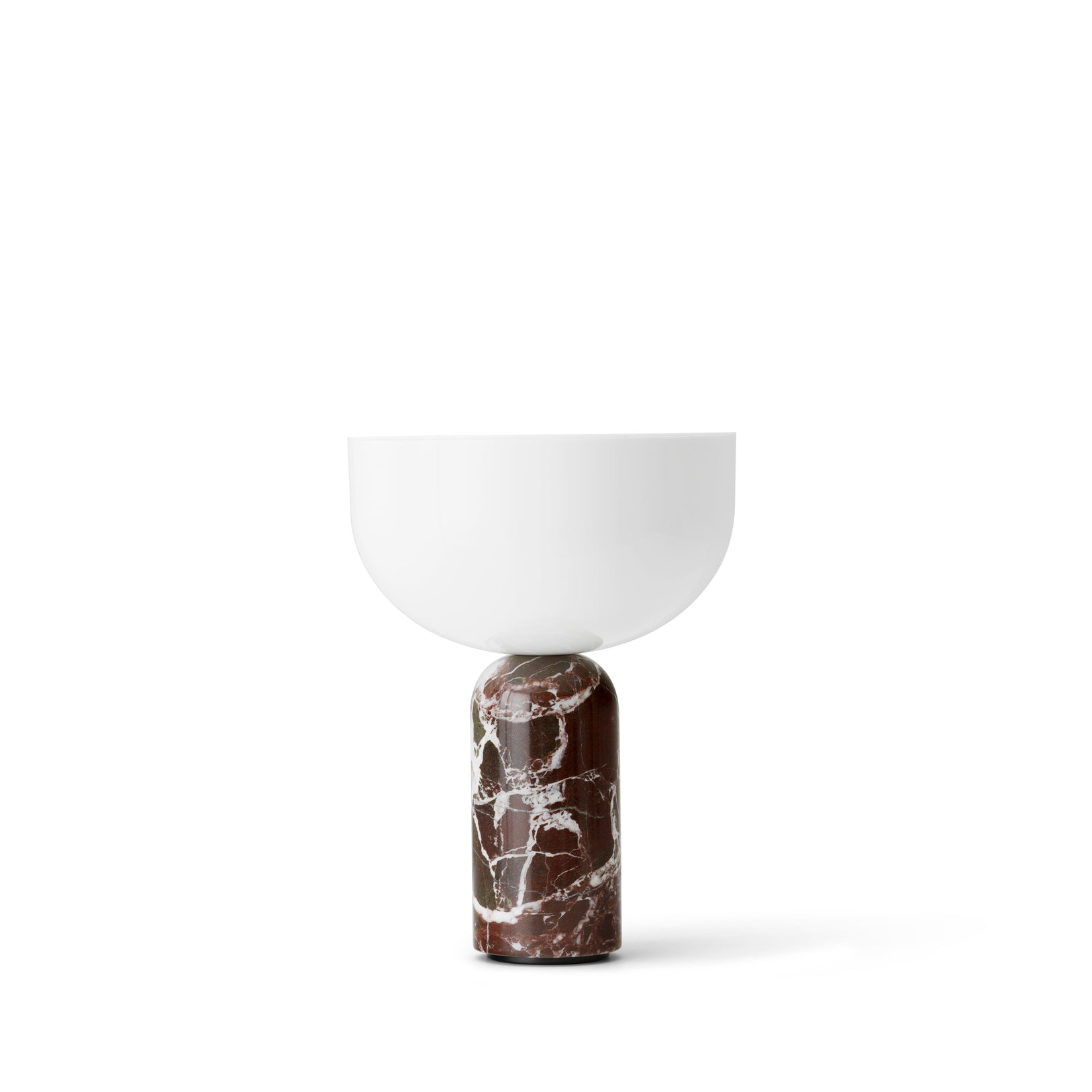 Kizu Portable Table Lamp by New Works #Rosso Levanto Marble