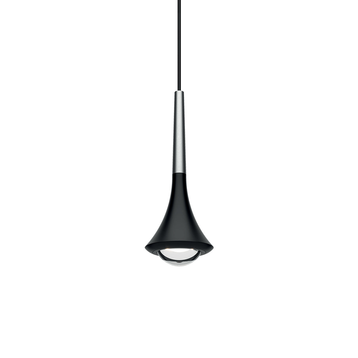 Rain - Led Aluminium Pendant Lamp by Lodes #Matte Black – 9005/Brushed Chrome