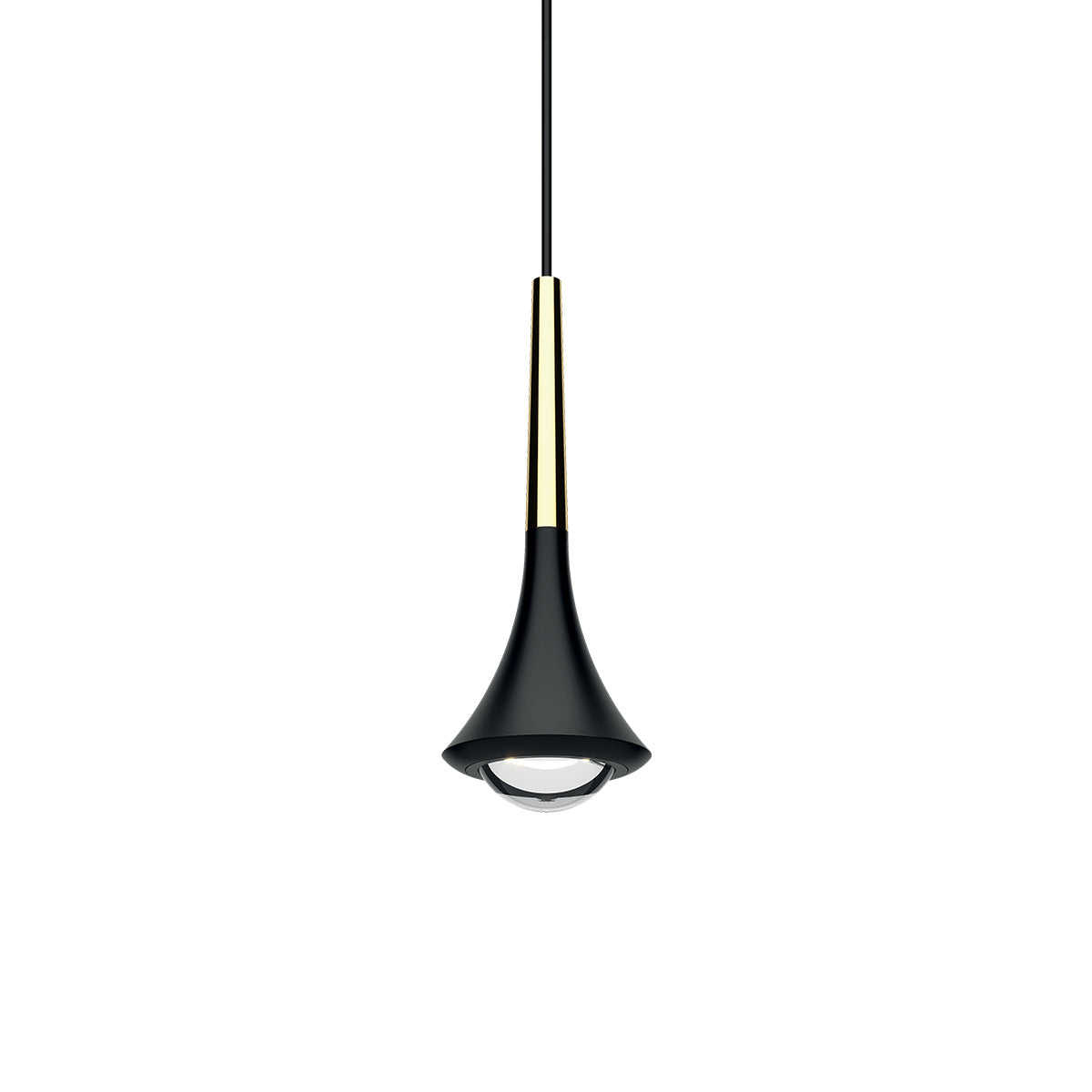 Rain - Led Aluminium Pendant Lamp by Lodes #Matte Black – 9005/Gold