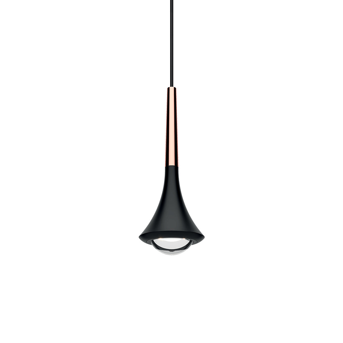 Rain - Led Aluminium Pendant Lamp by Lodes #Matte Black – 9005/Rose Gold