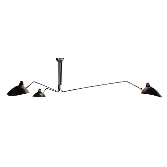 Ceiling lamp 3 rotating arms