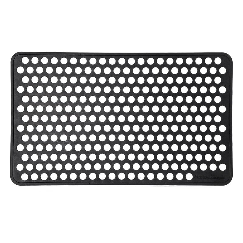 Dot doormat by Tica Copenhagen #45 x 75 cm, black #