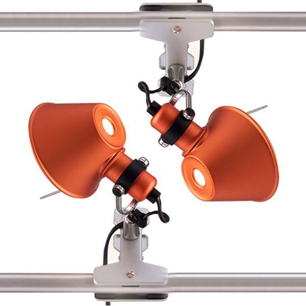 Tolomeo Micro Pinza Wall Lamp Clip by Artemide #Orange