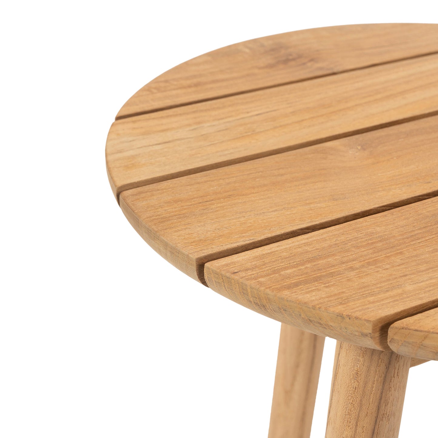 ANTON - Round Teak Garden Side Table