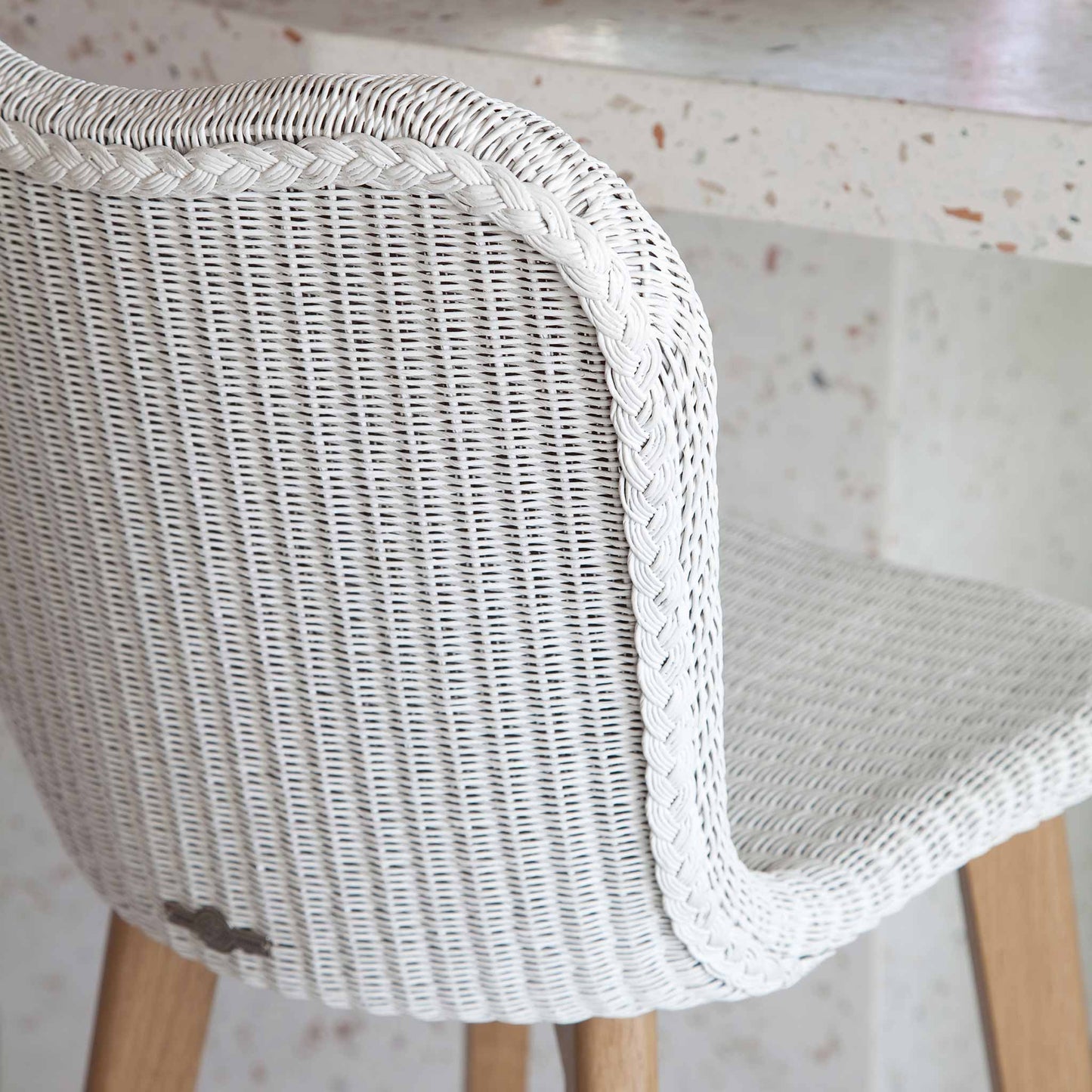 LILY - Counter Stool with Oak Base