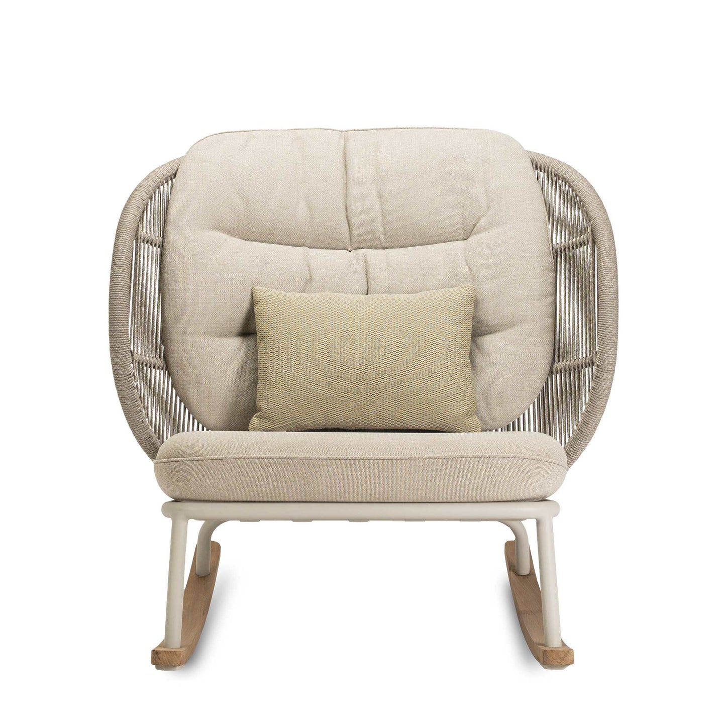 Rocking Rope Garden Armchair Kodo by Vincent Sheppard #DUNE WHITE