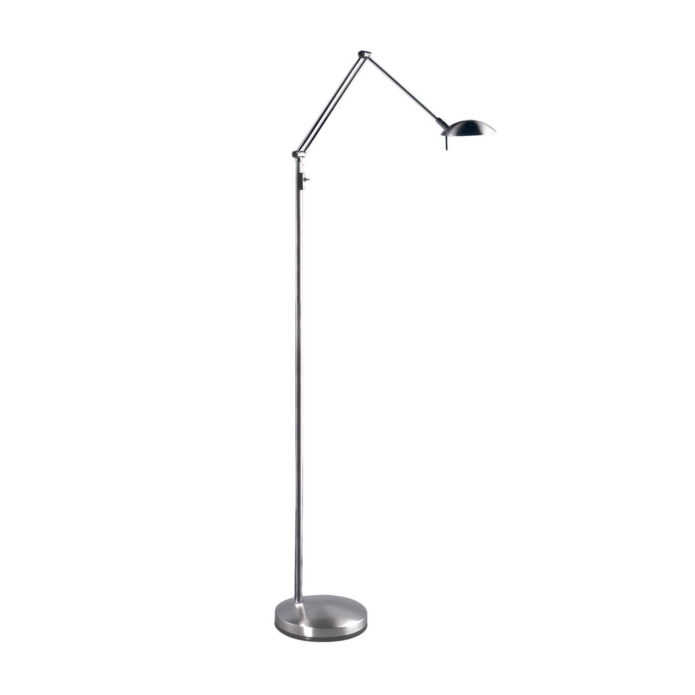 Icons - Adjustable Floor Lamp by Estiluz #Brushed Nickel