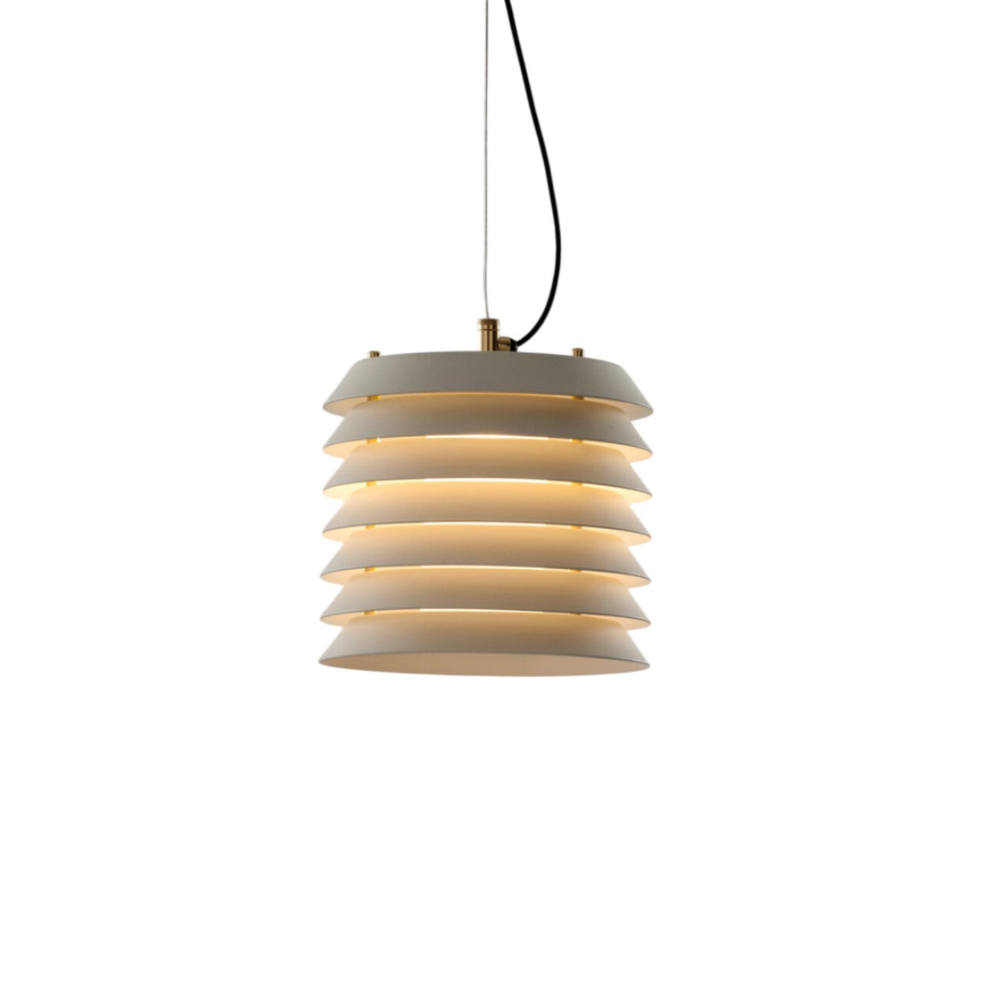 MAIJA - LED pendant lamp with metallic lampshade