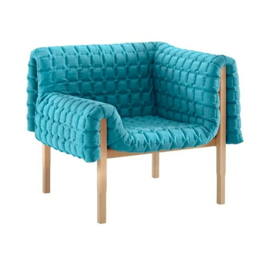RUCHÉ - Fabric easy chair with armrests