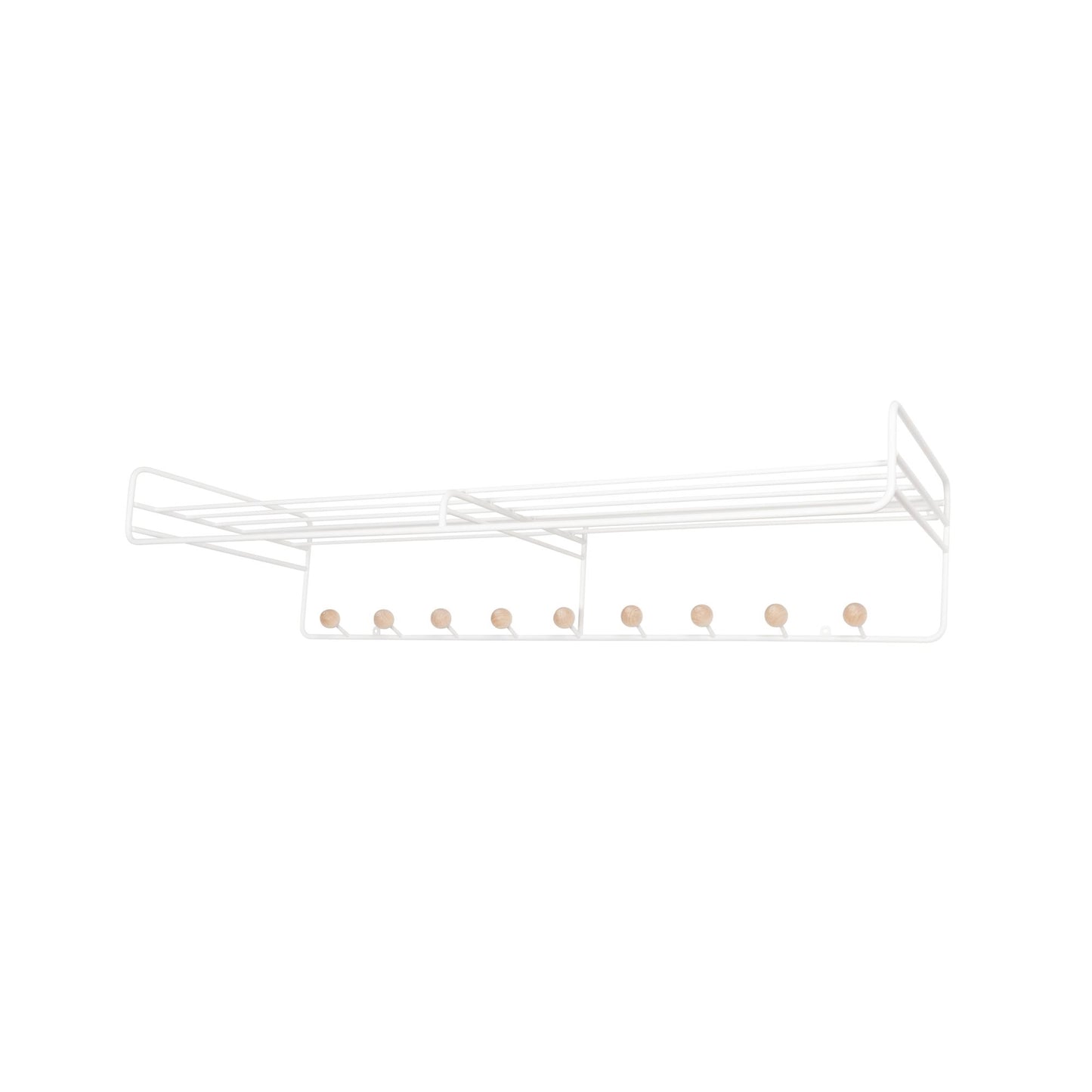 Bill Hat Shelf L 102 cm by Maze #White / Birch