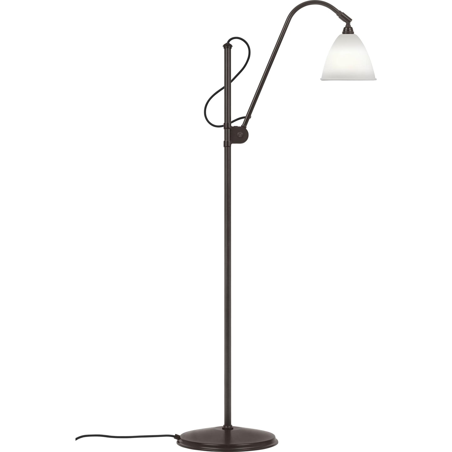 Bestlite BL3S Floor Lamp by GUBI #Black brass / Porcelain