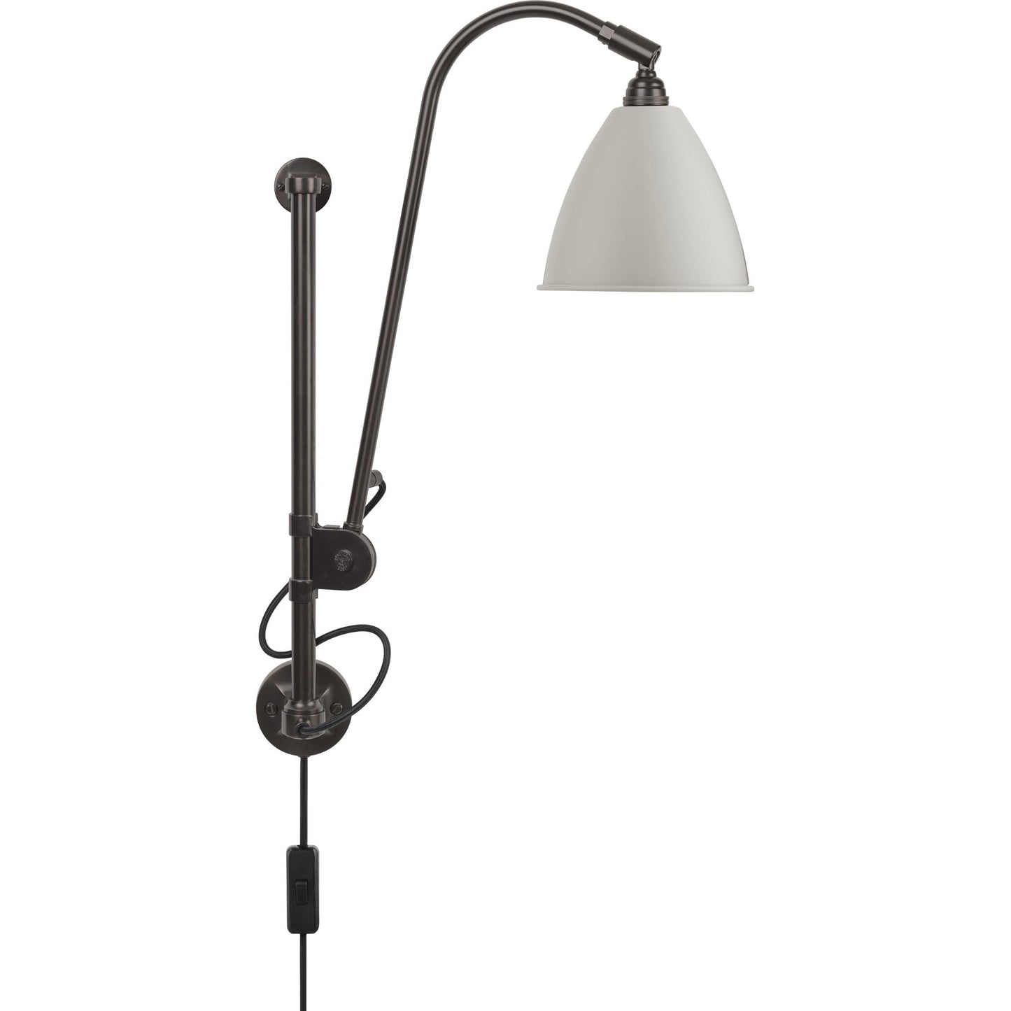 Bestlite BL5 Wall Light by GUBI #Black brass / Gray-white