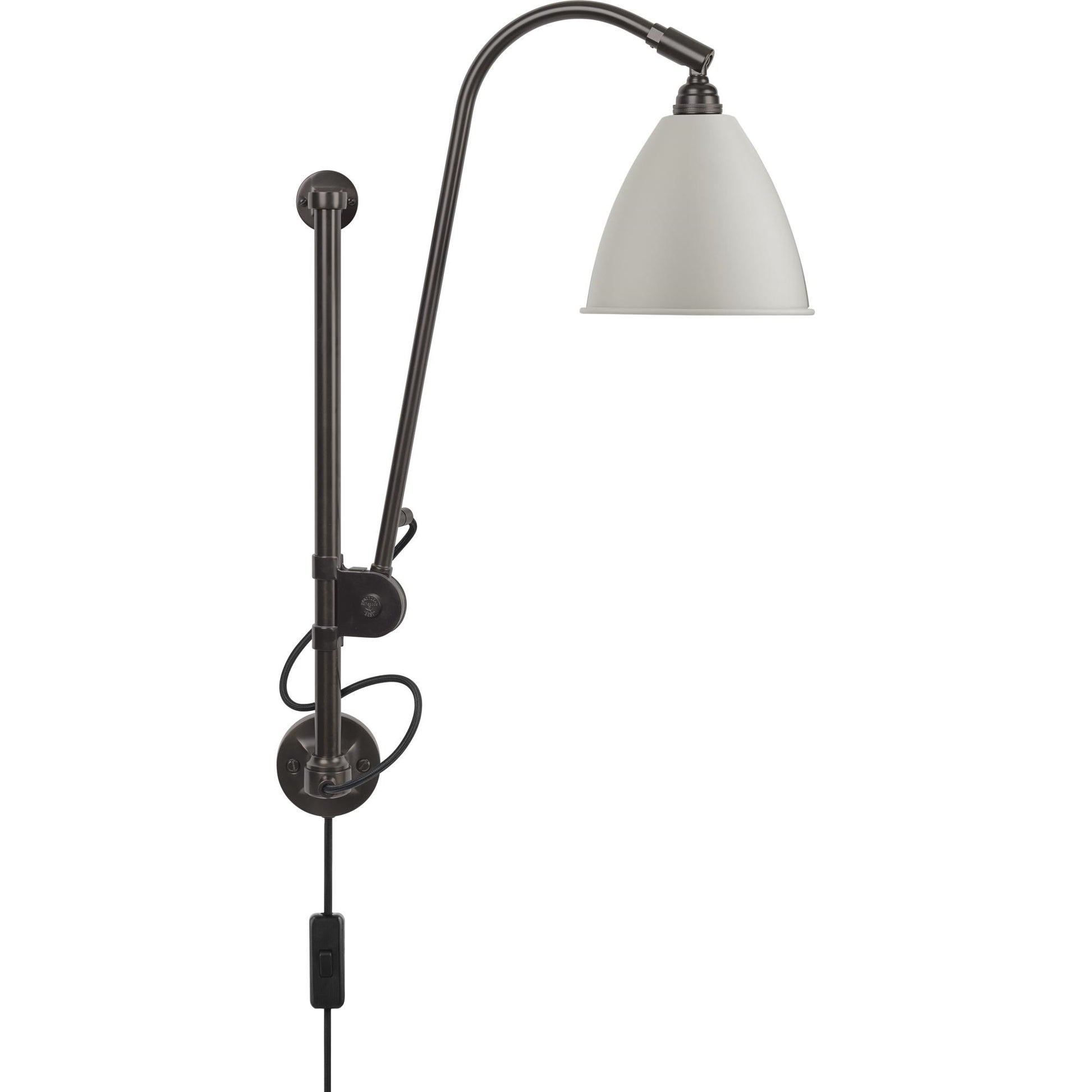 Bestlite BL5 Wall Light by GUBI #Black brass / Gray-white