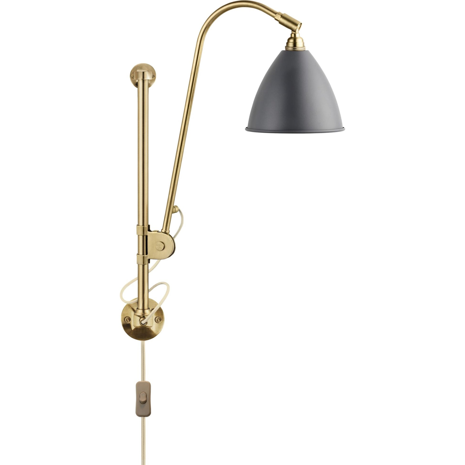Bestlite BL5 Wall Light by GUBI #Brass / Grey