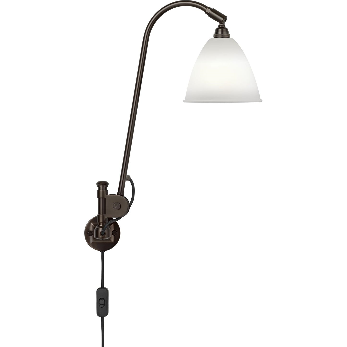 Bestlite BL6 Wall Light by GUBI #Black brass / Porcelain