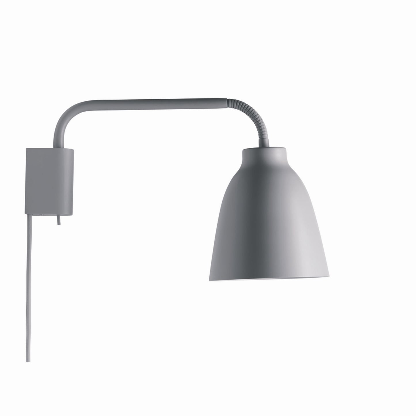 Caravaggio Read Wall Lamp by Fritz Hansen #Grey