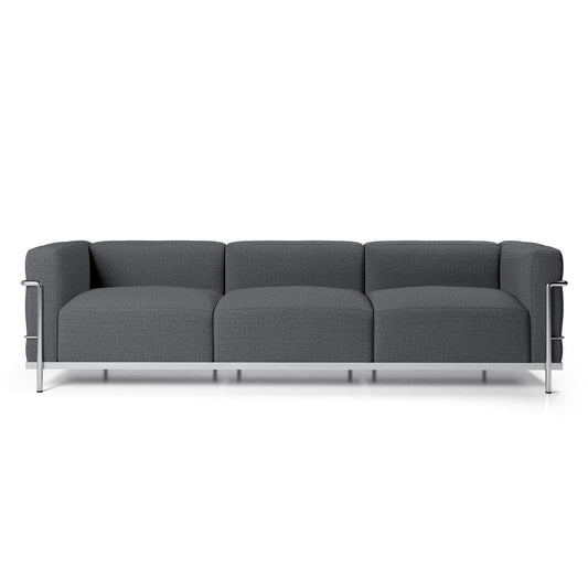 LC3 - 3-Seater Fabric Sofa
