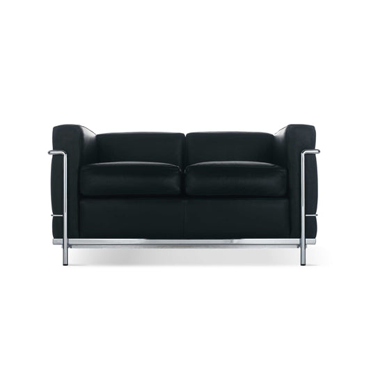 LC2 - 2-Seater Leather Sofa