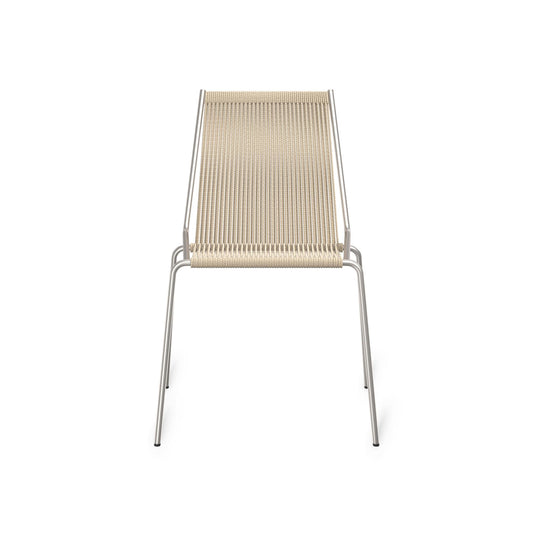 Noel Dining Chair by Thorup Copenhagen #Stainless Steel/Linen