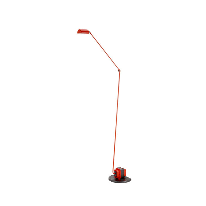 DAPHINE - LED adjustable metal floor lamp with dimmer