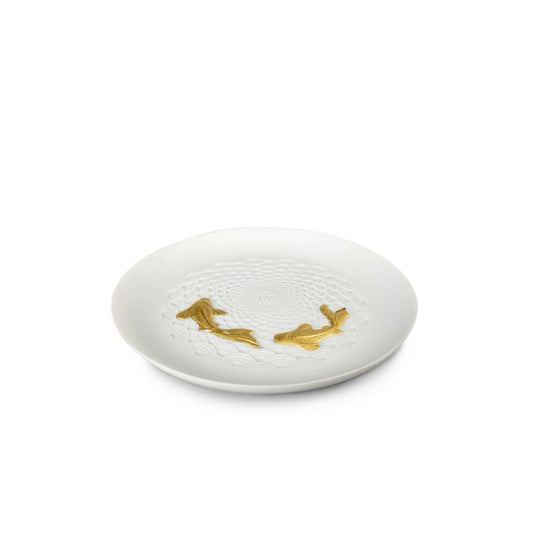 Koi Plate by Lladró #Golden Luster