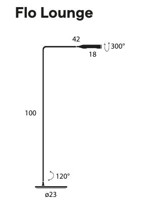 FLO Lounge - LED lamp with dimmer