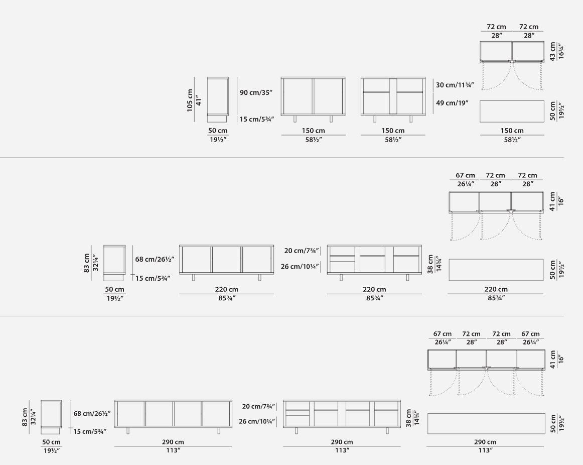 JONI Low cabinet - Sideboard