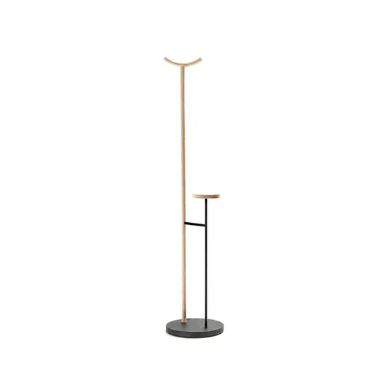 KIGI - Aluminium and wood coat stand