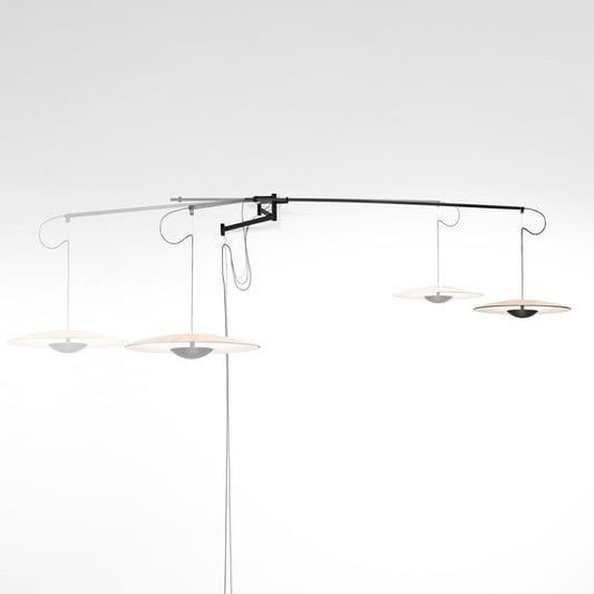 GINGER A XL 42 - LED adjustable carbon fibre wall lamp