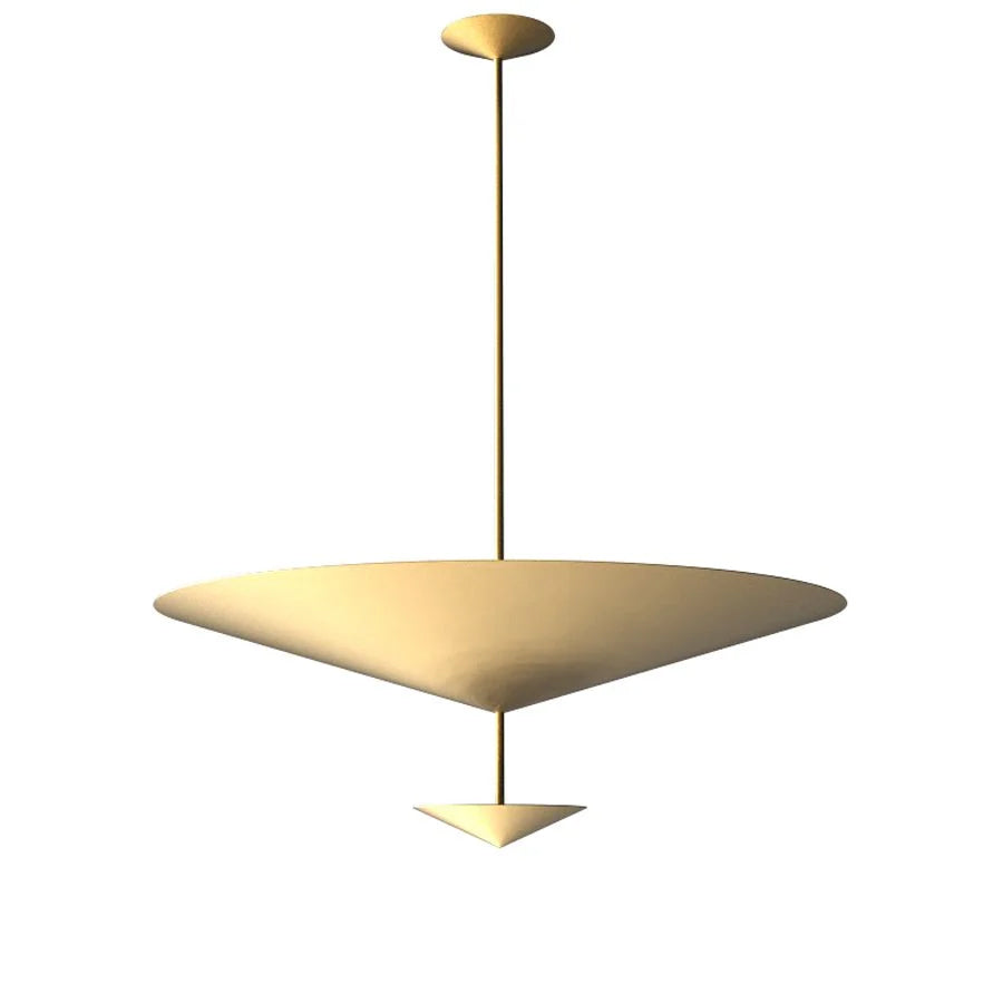Narciso Led Metal Pendant Lamp by Penta #matt gold