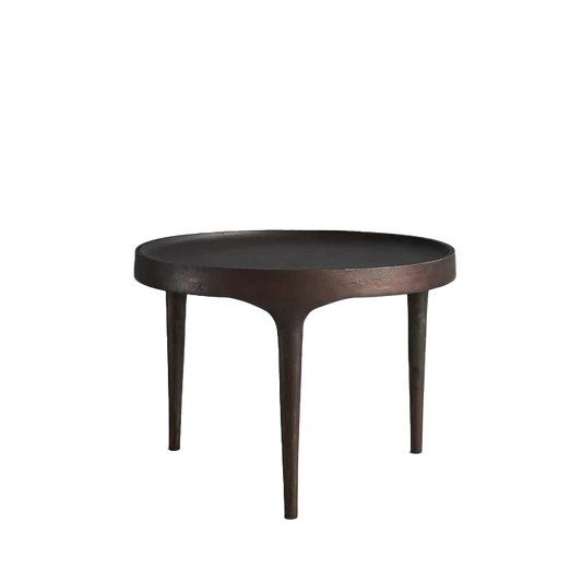 Phantom Low Cast aluminum Table by 101 Copenhagen #Burn Antique